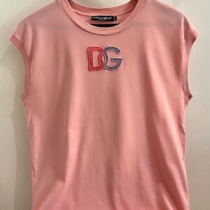 Dolce & Gabbana Coral Muscle Tee